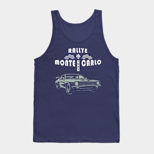 vintage car rally monte carlo Tank Top